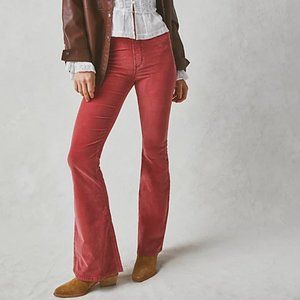 Free People Pull-On Corduroy Flare Pants